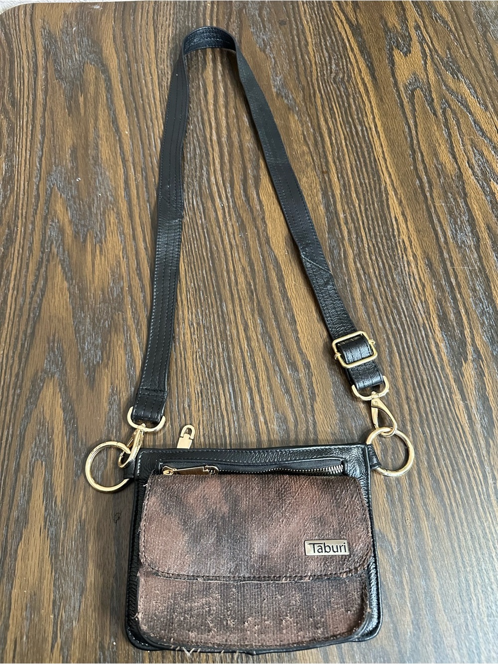 Taburi Leather Crossbody Purse Bag
